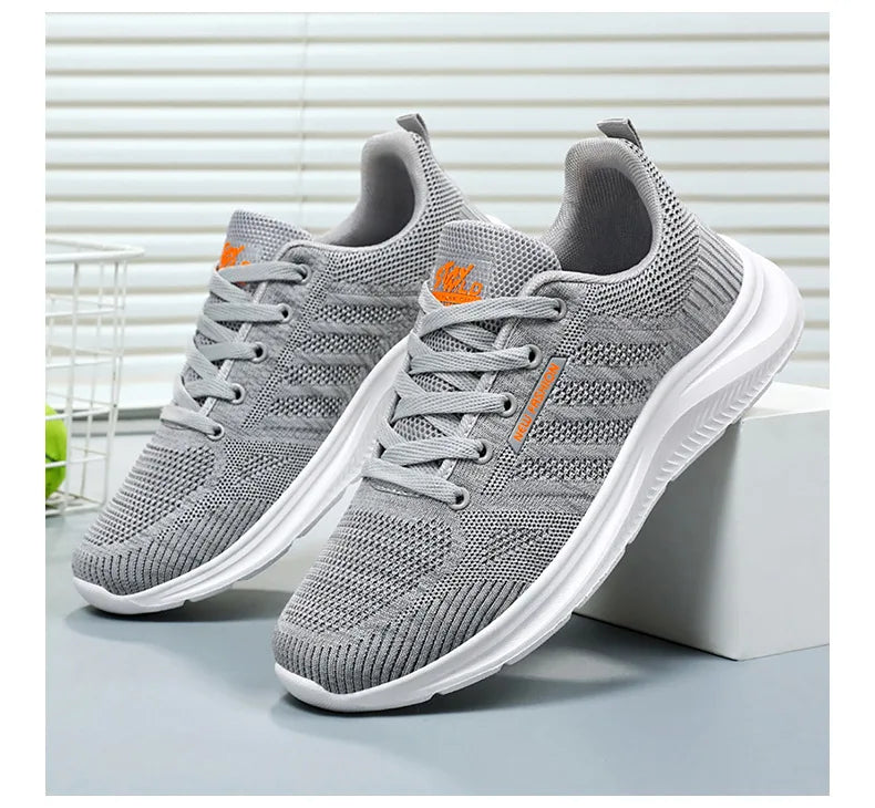 Oulylan New Trendy Casual Men Sports Shoes Summer Lightweight Breathable Mesh Sneakers Outdoor Anti-slip Women Running Footwear