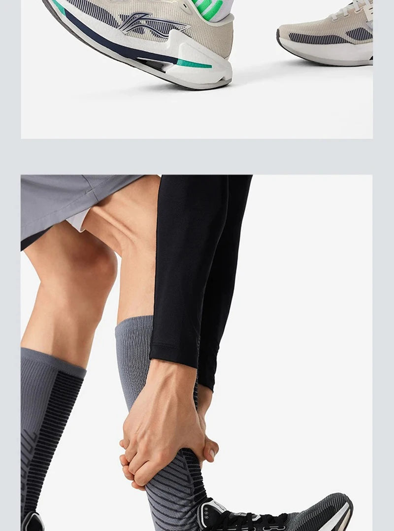 Li-Ning Men FURIOUS RIDER 8 Stability Running Shoes BOOM Cushion Stable Support Sport Shoes Anti-slip Wearable Sneakers ARZU007