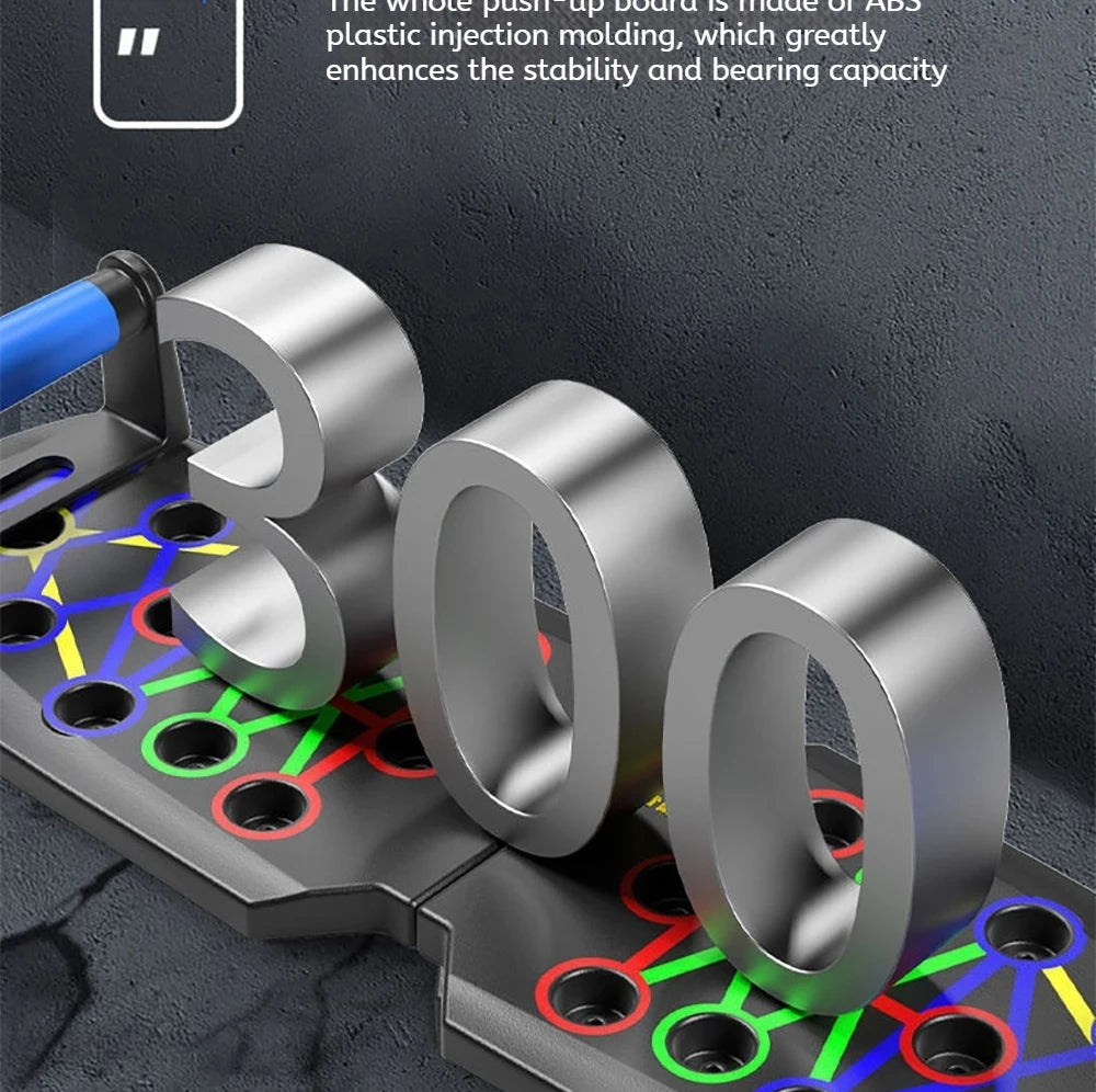 Foldable Multi-Functional Push Up Board Chest  Abs Training Equipment Portable Home Gym Fitness Tool for Men Core Workout