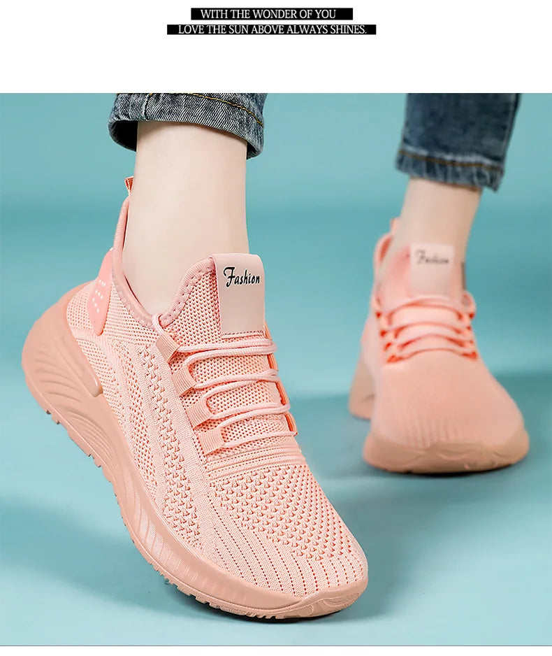 Women's Casual Shoes Are Comfortable Outside Sports Shoes Breathable and Versatile in Summer Soft Soles and Not Tired Shoes