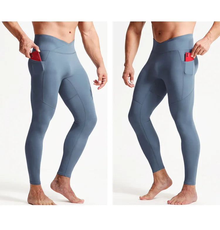 Men’s Sport Tights 2024 – Pocket Gym Leggings