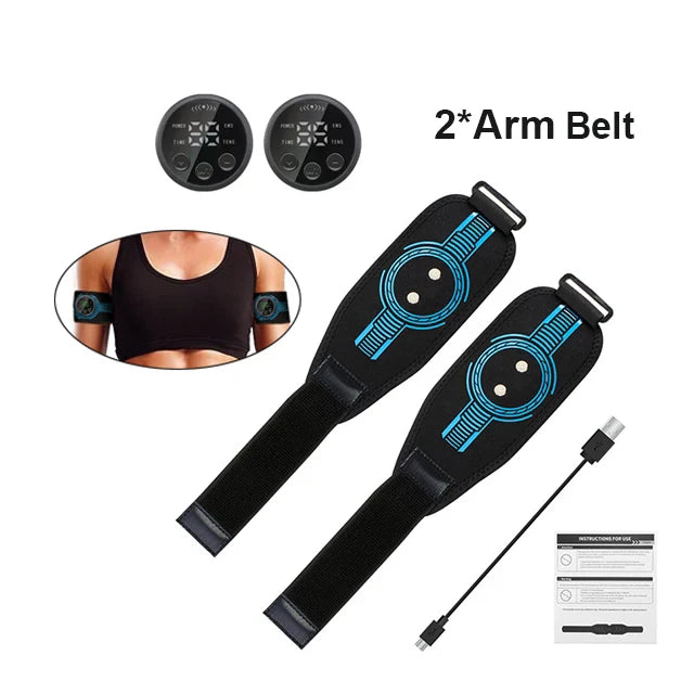 Smart EMS Muscle Stimulator Abs Trainer Abdominal Toning Belt Muscle Toner Body Slimming Weight Loss Home Gym Fitness Equiment