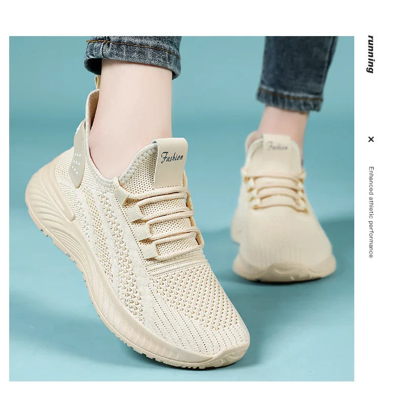 Women's Casual Shoes Are Comfortable Outside Sports Shoes Breathable and Versatile in Summer Soft Soles and Not Tired Shoes