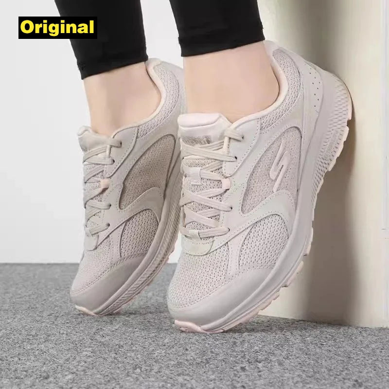 Skechers Women's Sneakers Summer mesh breathable casual running shoes Lightweight shock-absorbing jogging shoes