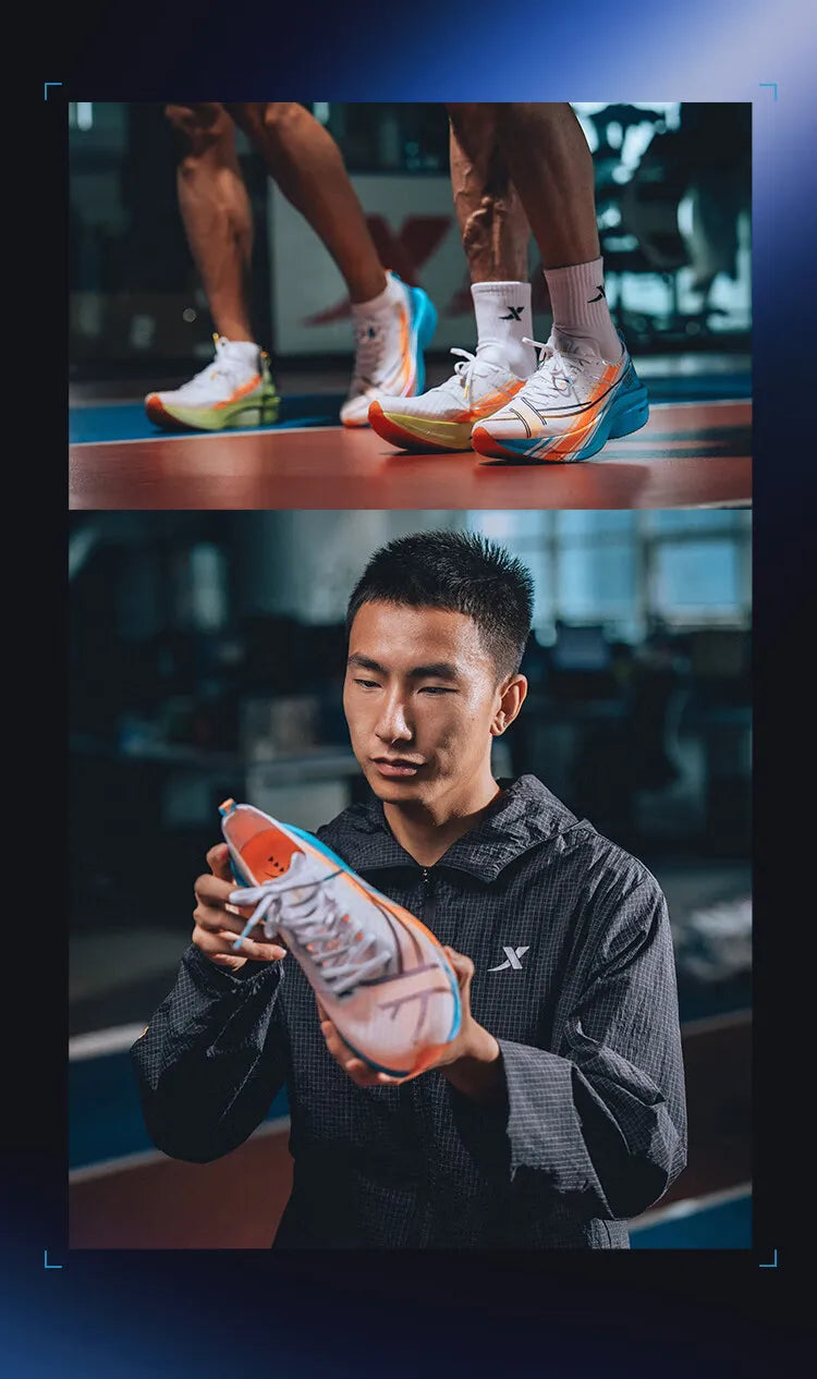 Xtep 160X 6.0 PRO Running Shoes For Men Stable Durable Racing Marathon Light Running Shoes Professional Marathon 975119110003