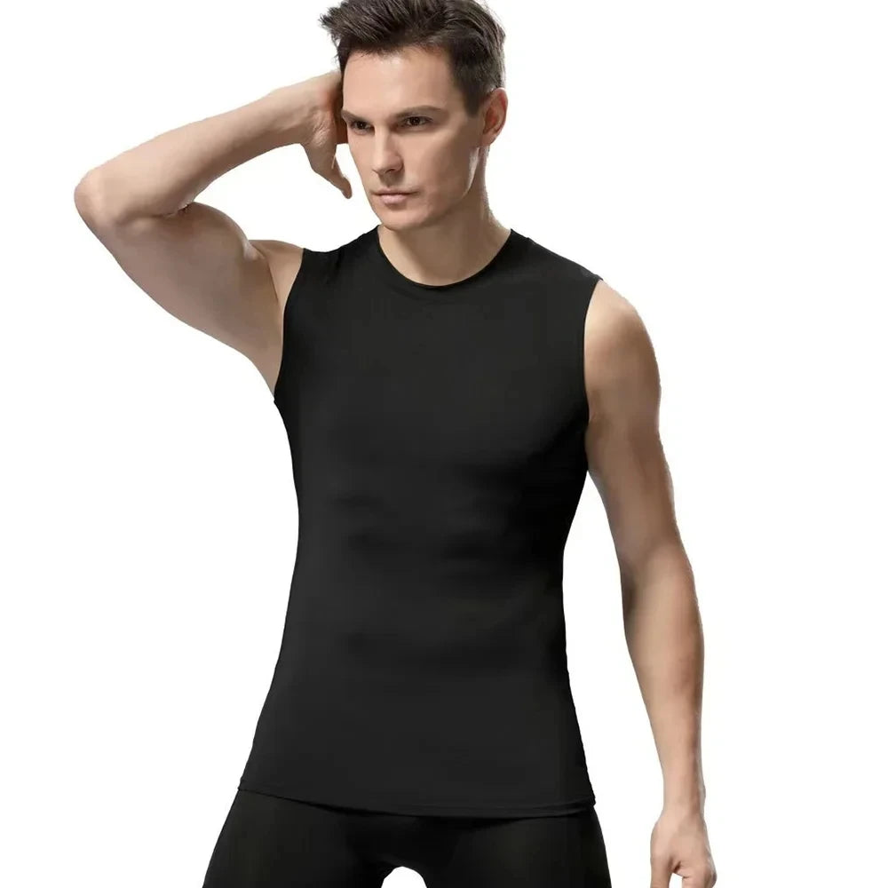 Men’s Compression Tank – Quick-Dry Gym Vest