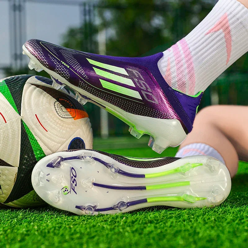 Professional Soccer Shoes For Men Society Cleats Grass Training Original Sneaker Indoor Non Slip Ultralight Football Field Boots