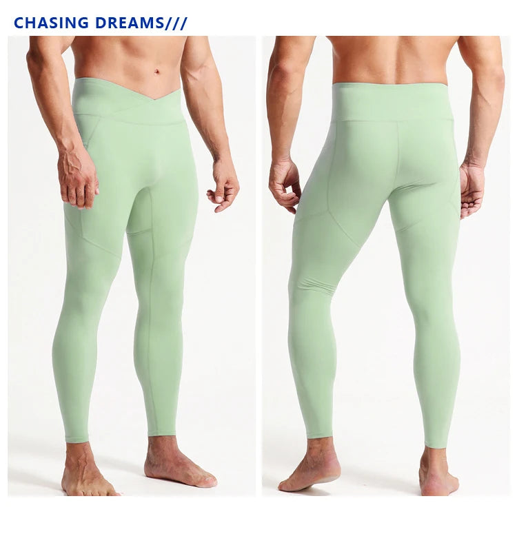 Men’s Sport Tights 2024 – Pocket Gym Leggings