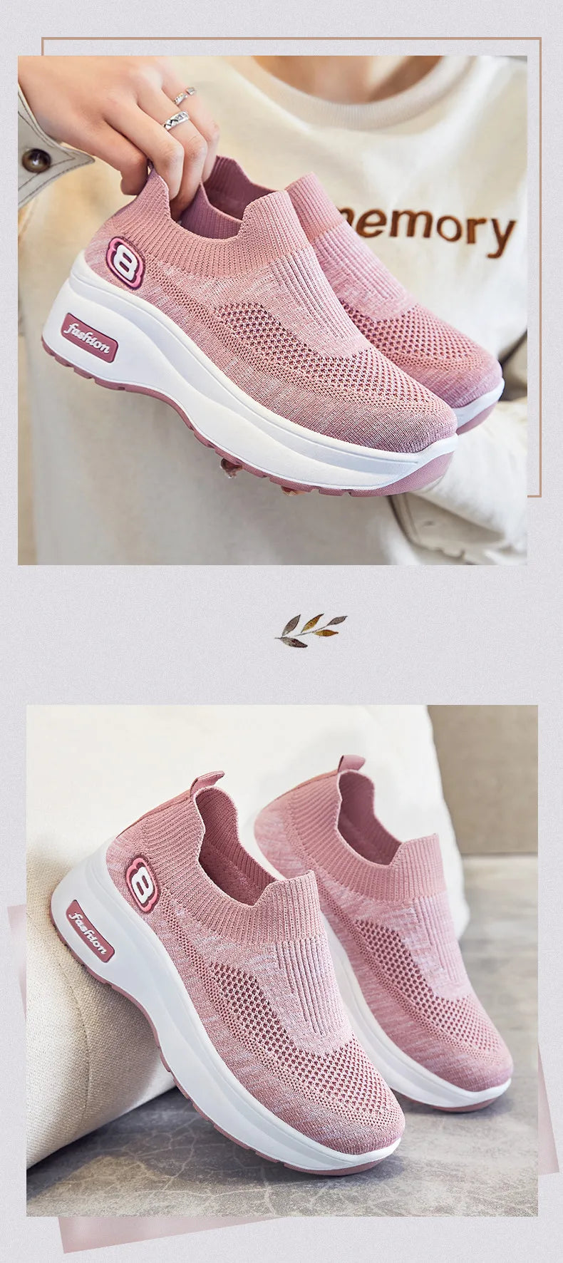 Women's shoes summer new fashion casual shoes increase breathable platform sports shoes women's shoes