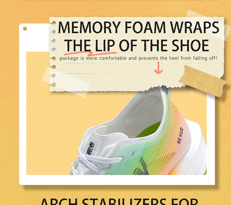 IRUNSVAN HEAT 2.0 Carbon Plate Sneakers Marathon Racing Professional Running Shoes Men Athletic Training Sport Shoes