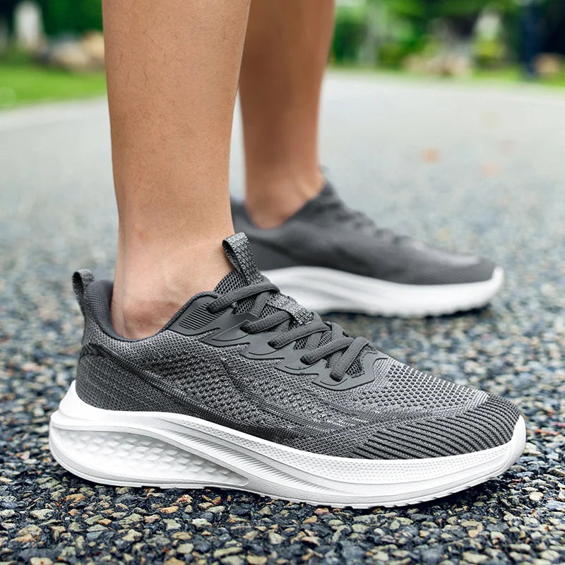 Cheap Summer Running Shoes Man Light Platform Woman Jogging Sneakers Plus Size 48 Breathable Mesh Running Sneakers Male Trainers