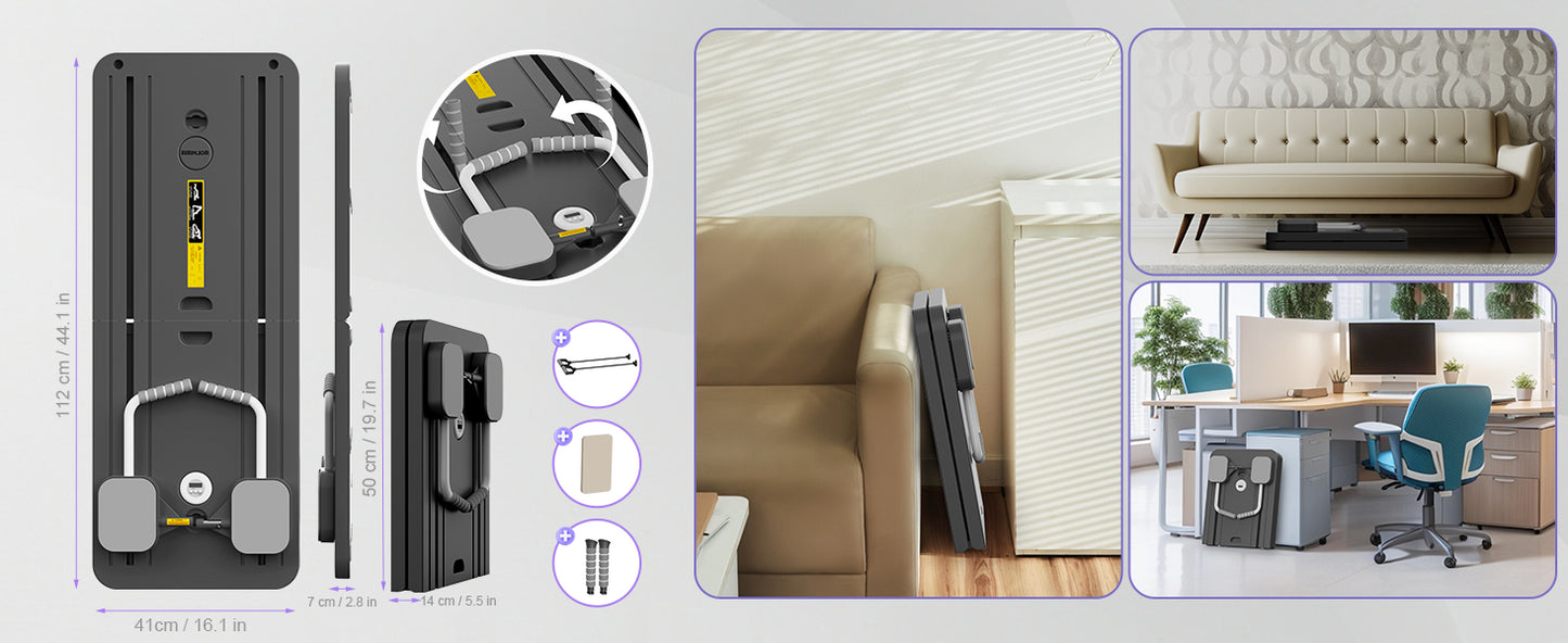 5 in 1 pilates board push up LED display Automatic Rebound Multi Pilates Reformer Set folding Fitness Exercise Equipment