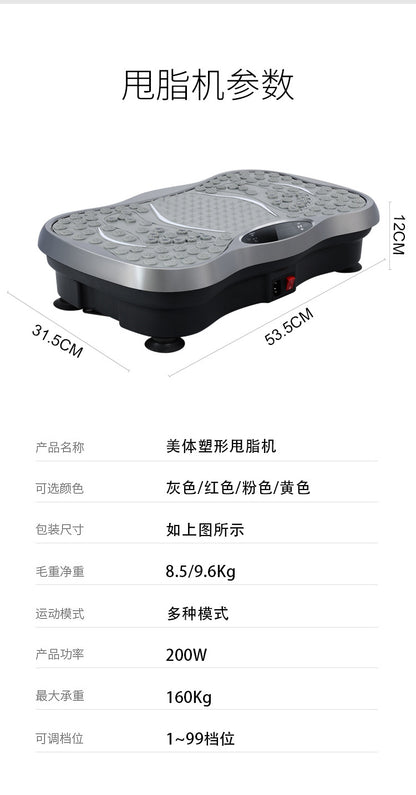 Exercise Fitness Body Slimming Trainer Vibration Platform Power Vibration Plate