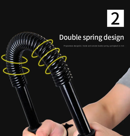 Hand Gripper Strengths 20-60kg Gym Home Fitness Grip Bar Biceps Triceps Pectoralis Workout Spring Arm Strength Expander Forearm