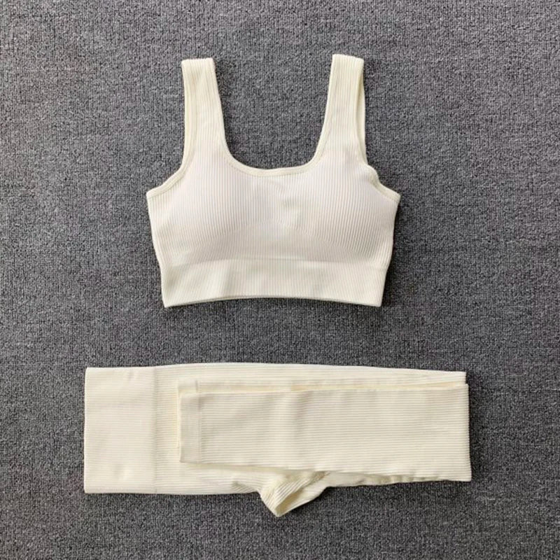 Seamless Sport Suit Yoga Suit Fitness Gym Clothes Women Gym Crop Top Yoga Shirts Bra Leggings Shorts Sportsuit Workout Outfit