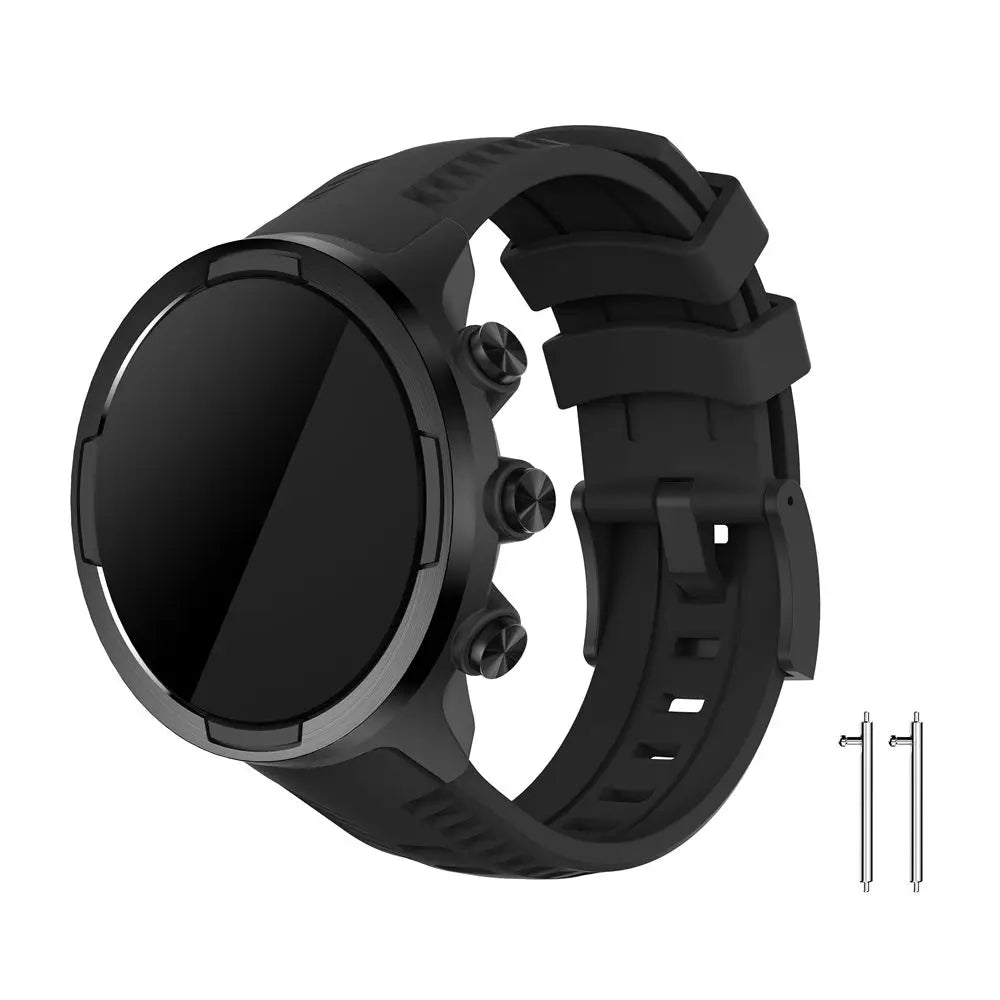Sport Silicone 24MM Strap Bracelet For Suunto 9/9 Brao/Spartan Sport Wrist HR Baro/sport baro Wristband Replacement WatchBand