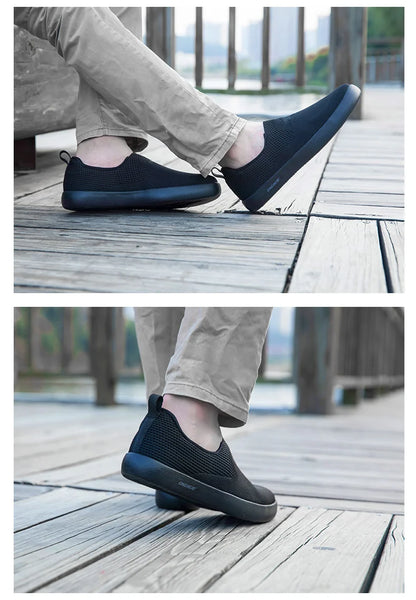 ONEMIX 2024 Women Sneakers Breathable Mesh Men's Street Footwear Lightweight Office Slip-On Sneaker For Outdoor Walking Shoes