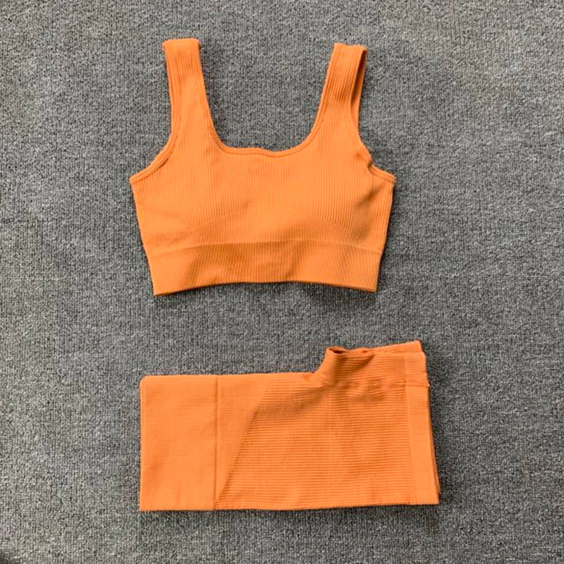 Seamless Sport Suit Yoga Suit Fitness Gym Clothes Women Gym Crop Top Yoga Shirts Bra Leggings Shorts Sportsuit Workout Outfit