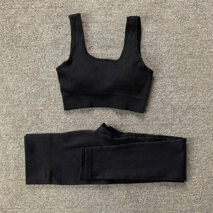 Seamless Sport Suit Yoga Suit Fitness Gym Clothes Women Gym Crop Top Yoga Shirts Bra Leggings Shorts Sportsuit Workout Outfit