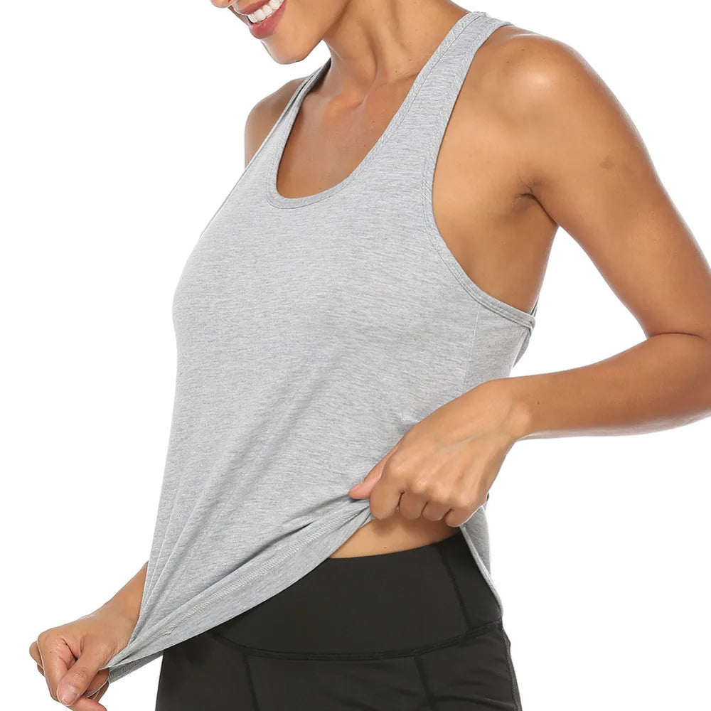 Sexy Backless Yoga Tank Tops For Women Sleeveless Sport Fitness T Shirt Workout Yoga Shirts Quick Dry Athletic Running Vest Lady