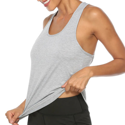 Sexy Backless Yoga Tank Tops For Women Sleeveless Sport Fitness T Shirt Workout Yoga Shirts Quick Dry Athletic Running Vest Lady