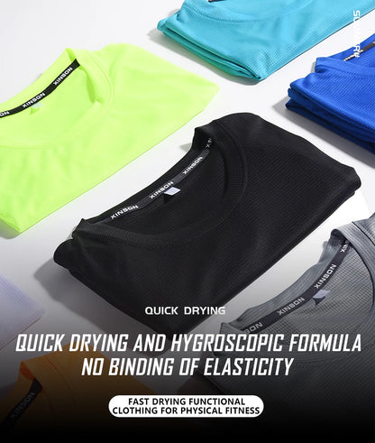 Black Sport Gym t Shirt Men Quick Dry Running Bodybuilding Shirts Men Short Sleeve Fitness Tops Oversized Brazil t-Shirt Jersey
