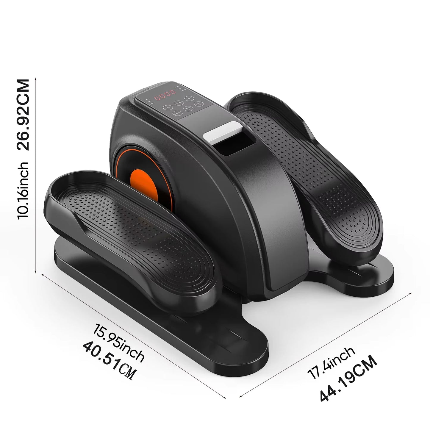 Electric Pedal Exerciser with Adjustable Speed & LED Display Under-Desk Elliptical Machine Home Office Sport Equipment Fitness