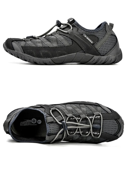 BONA 2023 New Popular Style Men Running Shoes Lace Up Athletic Shoes Outdoor Walkng jogging Sneakers Comfortable Mesh shoes