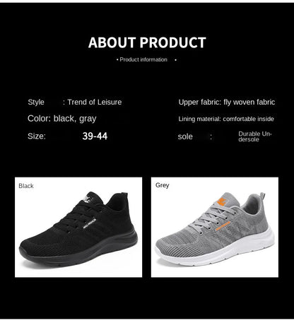 Oulylan New Trendy Casual Men Sports Shoes Summer Lightweight Breathable Mesh Sneakers Outdoor Anti-slip Women Running Footwear