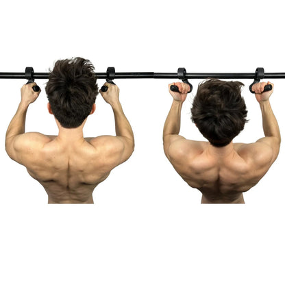 2 Pcs Hook Fitness Handle Multi-functional Exercise Suspension Grip Pull Down Machine Attachment Non Slip for Gym Strength Train
