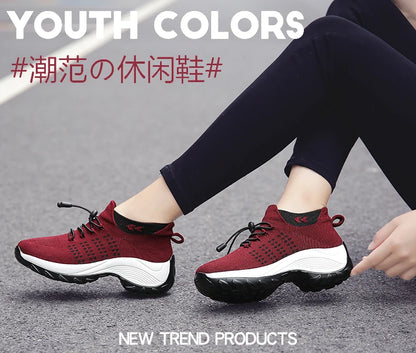 2024 Women Plus Size Shoes Summer Air Mesh Sport Aqua Shoes Outdoor Women's Quick Dry Water Shoes Sneakers Running Shoes 35-45