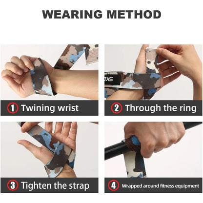 Weightlifting Straps Gym Barbell Dumbbell Workout Lifting Hand Grips Band Crossfit Fitness Equipment Wrist Wrap Lift Training
