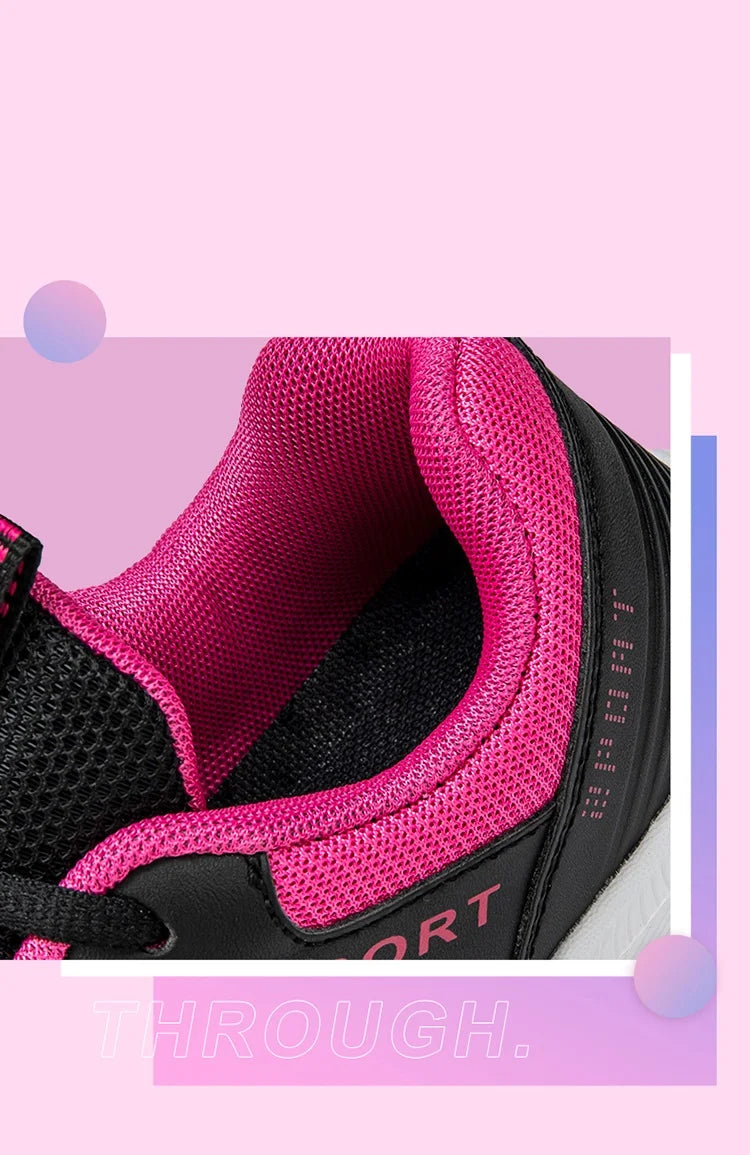 2025 Womens Leather Sneakers Casual Sneakers Lace Up Flats Lightweight Comfortable Black Anti slip Running Shoes Outdoor Sports