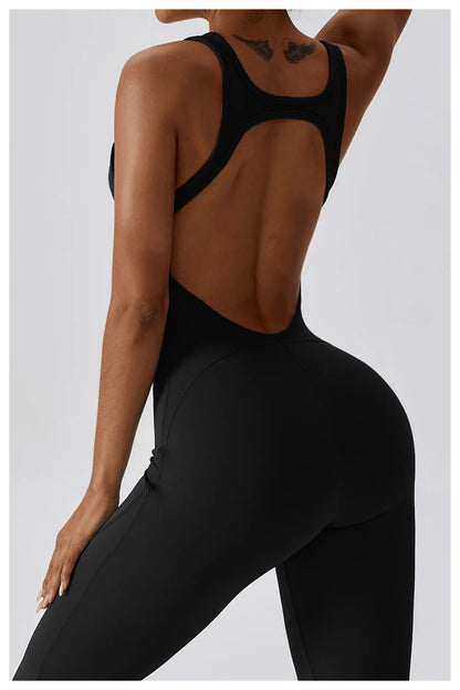Women Sports Jumpsuit Naked Feeling Gym Set Women Training Yoga Suit Sportswear Fitness Rompers Stretch Female Workout Bodysuits