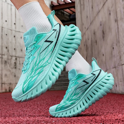 High-quality Chunky Running Shoes Women Men Light Comfy Outdoor Jogging Summer Mesh Breathable Trekking Shoes Versatile Sneakers