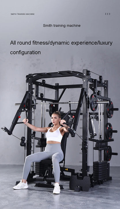 Smith Machine Comprehensive Training , Commercial Fitness Equipment, Squat and Push, Multi-functional Integrated Gantry