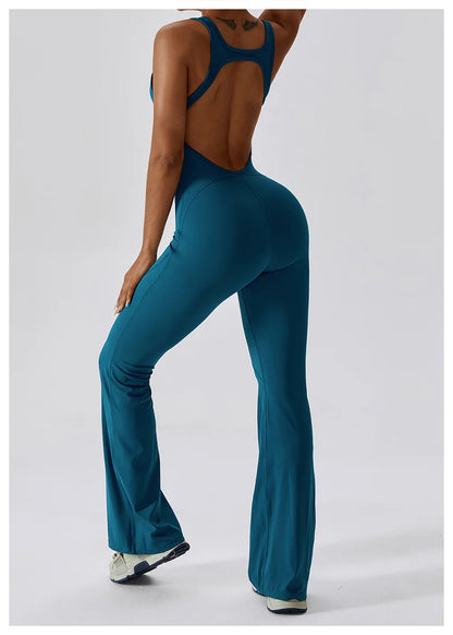 Women Sports Jumpsuit Naked Feeling Gym Set Women Training Yoga Suit Sportswear Fitness Rompers Stretch Female Workout Bodysuits