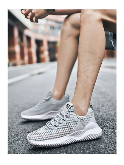 2025 Summer Men's Loafers Walking Mesh Breathable Summer Comfortable Casual Shoes Sneakers Zapatillas Hombre Men Running shoes