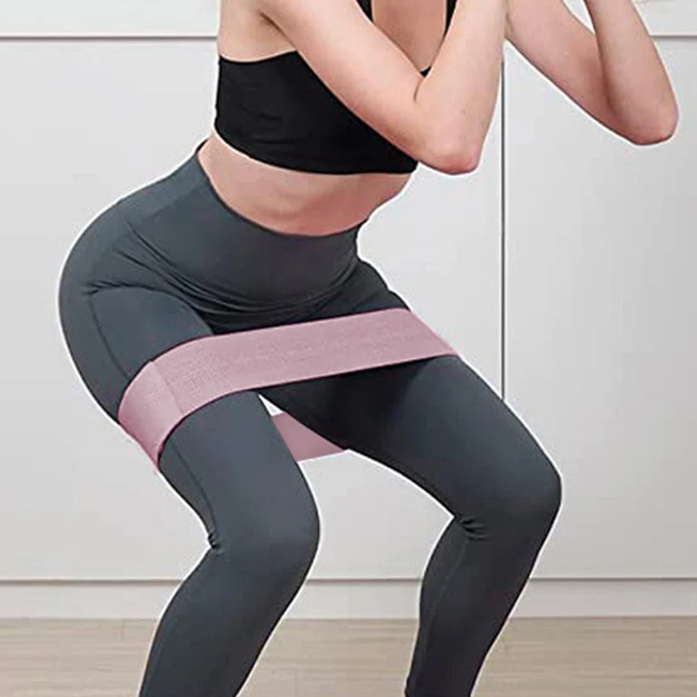 Stretch Fitness Strips Anti-Slip Squat Expander Bands Portable Glute Thigh Elastic Bands Yoga Gym Equipment