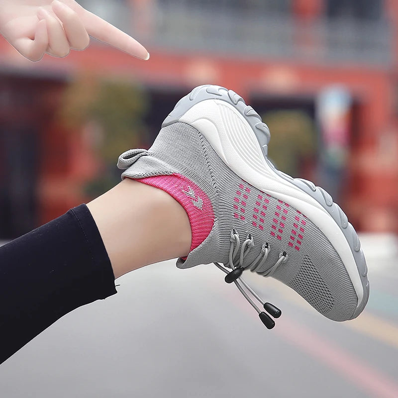 2024 Women Plus Size Shoes Summer Air Mesh Sport Aqua Shoes Outdoor Women's Quick Dry Water Shoes Sneakers Running Shoes 35-45