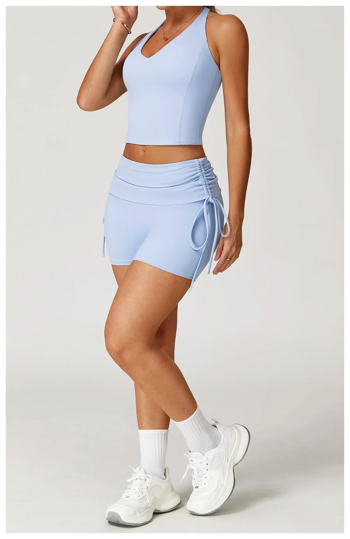 Women Tracksuit Gym Sports Suits 2 Pieces Yoga Set Fitness Vest Top Push Up Workout Clothes Female Athletic Leggings Sportswear