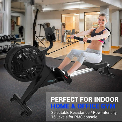 Smart Rowing Machine-Home Rowing Machine with Smartphone Fitness Monitoring App-Row Machine for Gym or Home Use-Rowin