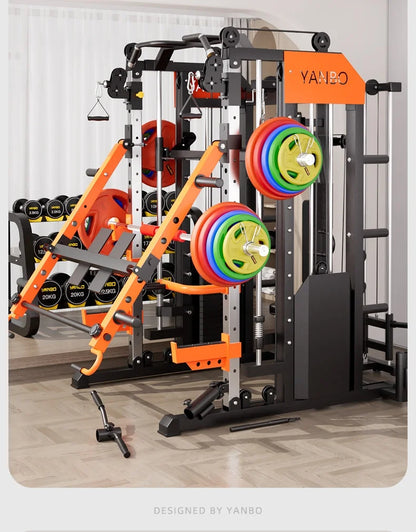 Longmen Frame Equipment, Home Smith Machine, Squat Bench, Multi-functional Fitness Equipment, Comprehensive Training Device