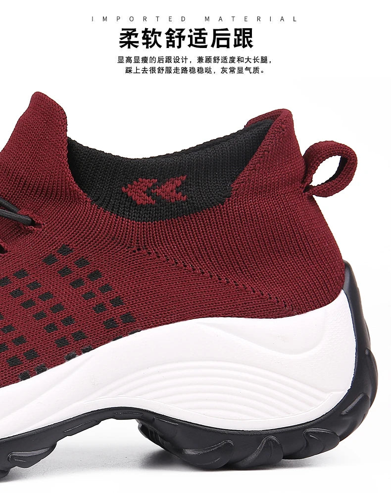 2024 Women Plus Size Shoes Summer Air Mesh Sport Aqua Shoes Outdoor Women's Quick Dry Water Shoes Sneakers Running Shoes 35-45