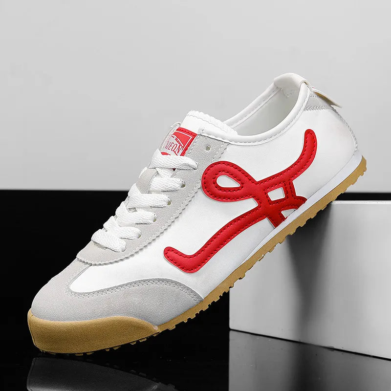 White Red Summer Athletic Shoes for Men Women Comfort Flat Men Running Shoes Retro Jogging Shoes Trainers Men zapatillas hombre