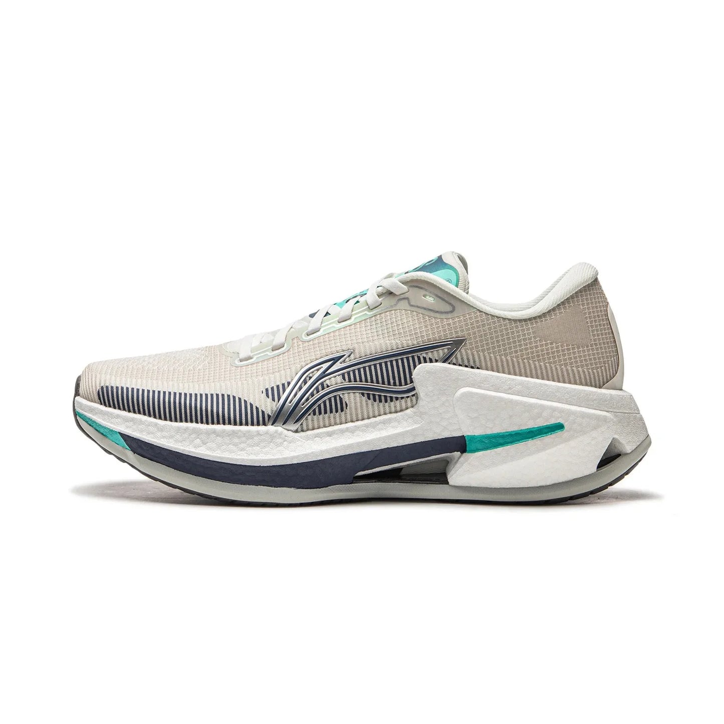 Li-Ning Men FURIOUS RIDER 8 Stability Running Shoes BOOM Cushion Stable Support Sport Shoes Anti-slip Wearable Sneakers ARZU007