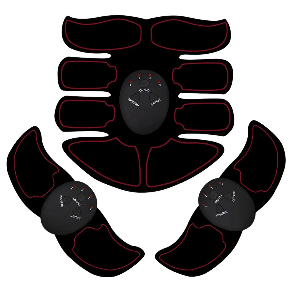 Wireless EMS Abdominal Muscle Stimulator Buttock Hip Trainer Waist Arm Leg Body Smart Slimming Massager Unisex Fitness Equiment