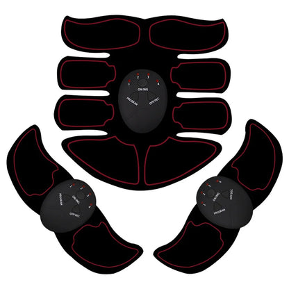 Wireless EMS Abdominal Muscle Stimulator Buttock Hip Trainer Waist Arm Leg Body Smart Slimming Massager Unisex Fitness Equiment