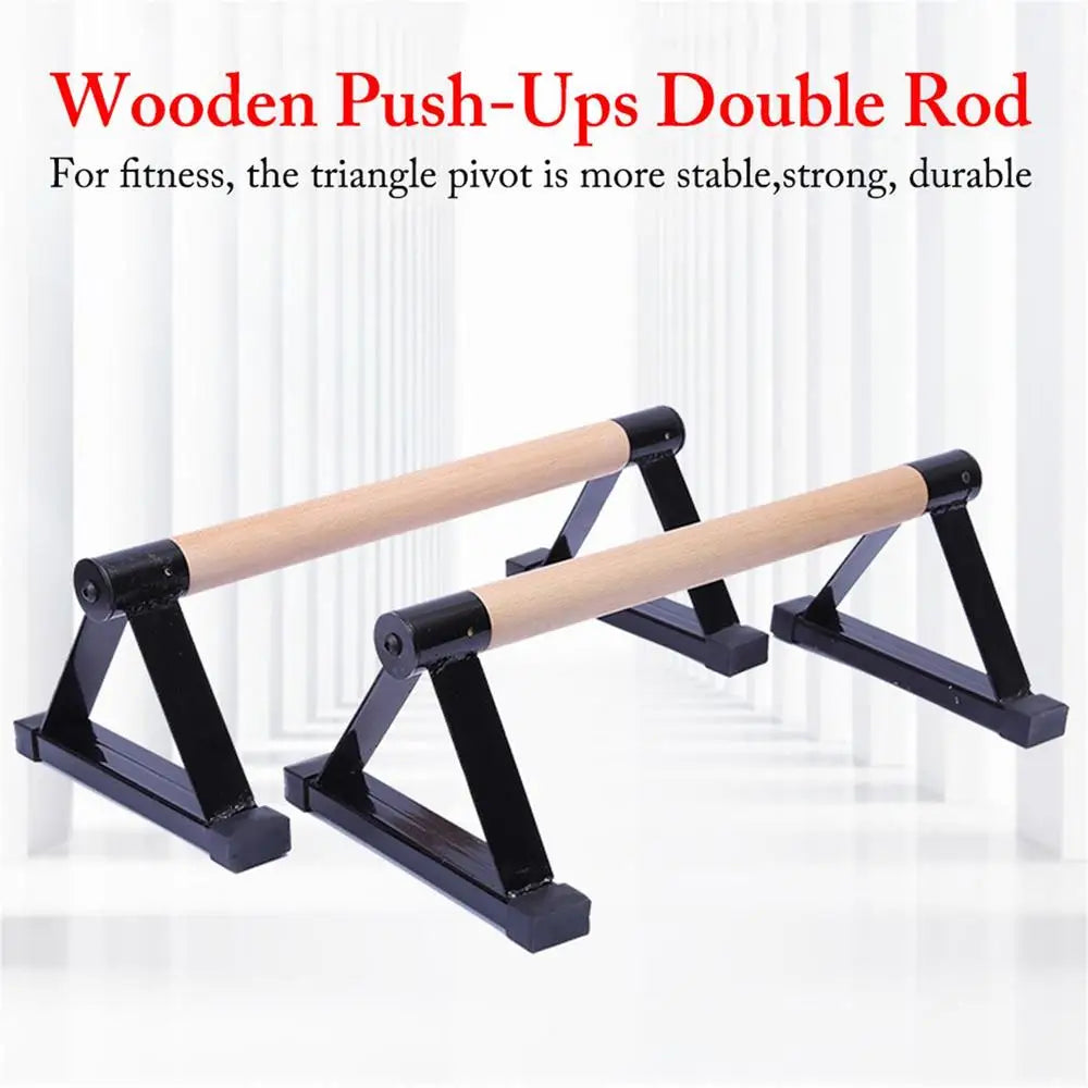 New Wooden Sport Push Up Stands Pushup Gym Exercise Training Chest Parallel Bar Double Rod Push-Up Stand Fitness Equitments