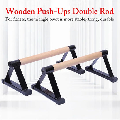 New Wooden Sport Push Up Stands Pushup Gym Exercise Training Chest Parallel Bar Double Rod Push-Up Stand Fitness Equitments